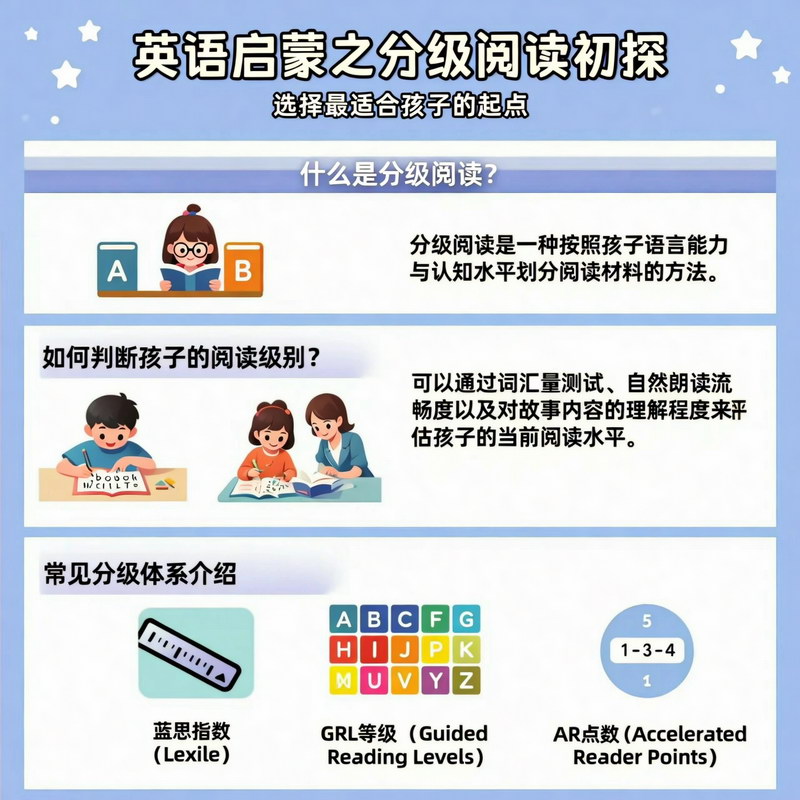 英语启蒙之分级阅读初探:选择最适合孩子的起点 英语启蒙之分级阅读初探:选择最适合孩子的起点