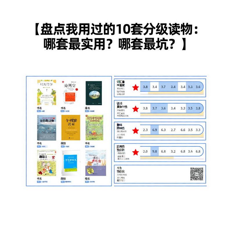 盘点我用过的10套分级读物：哪套最实用？哪套最坑？