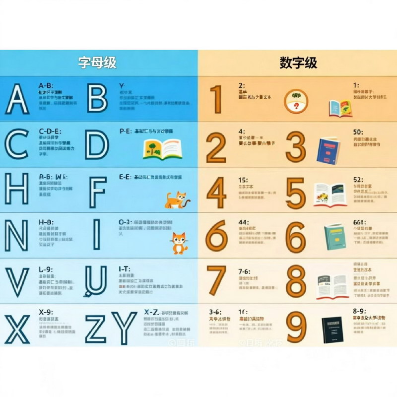 字母级vs数字级：分级阅读的级别体系到底在说什么？
