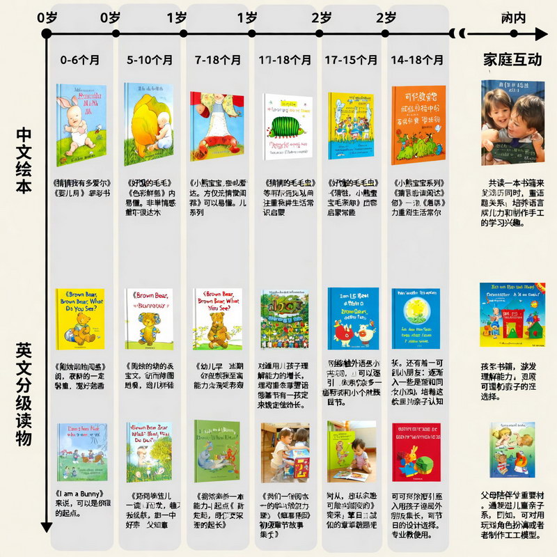 2年亲子阅读总结：婴幼儿绘本 英语分级全记录