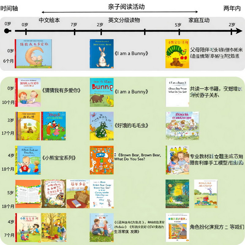 2年亲子阅读总结：婴幼儿绘本 英语分级全记录