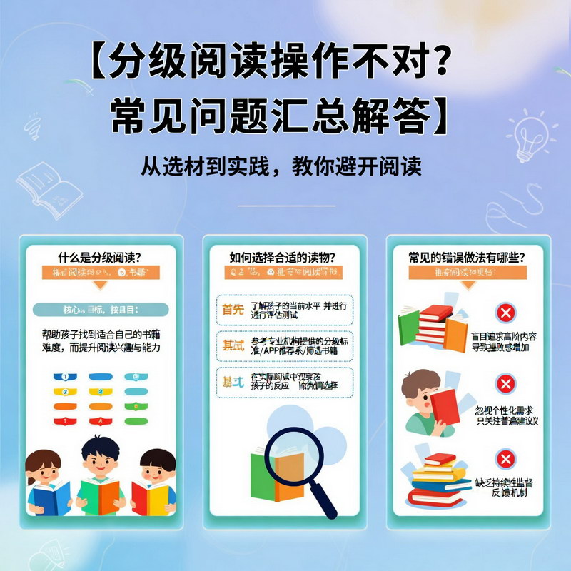 分级阅读操作不对？常见问题汇总解答