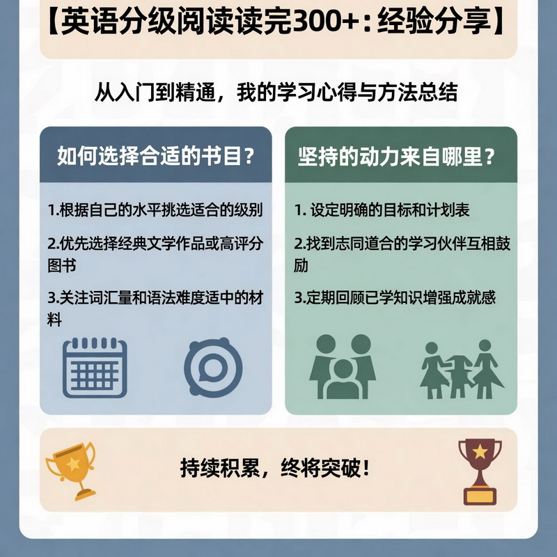 英语分级阅读读完300 ：经验分享