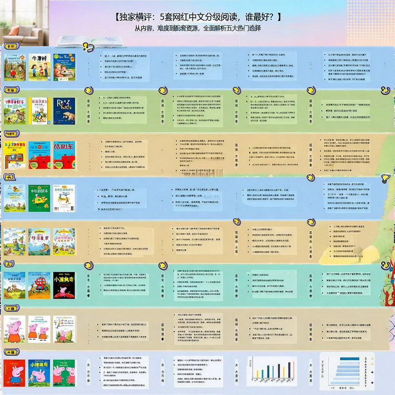 独家横评：5套网红中文分级阅读，谁最好？