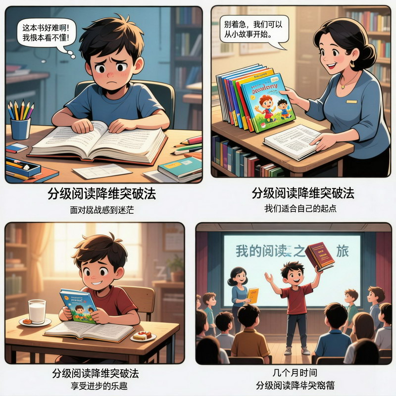孩子说太难？分级阅读降维突破法