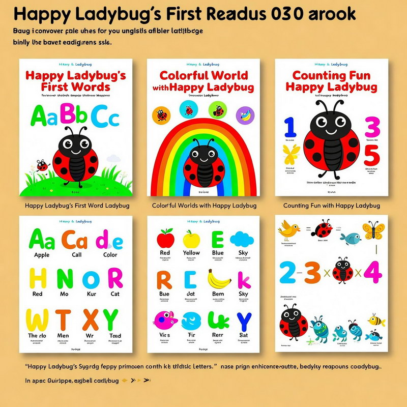 快乐瓢虫分级阅读:低幼宝宝的英语启蒙伙伴 快乐瓢虫分级阅读:低幼宝宝的英语启蒙伙伴