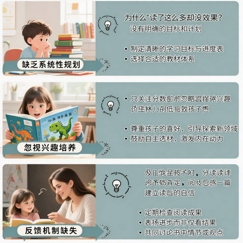 分级阅读坚持不下去？90%家长都忽略了这3点