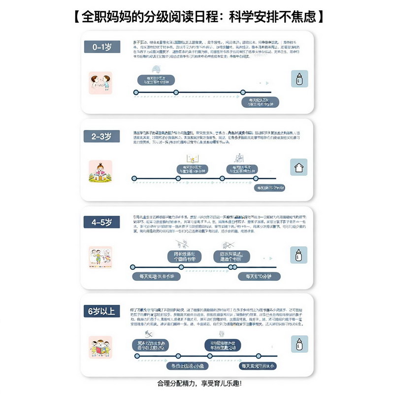 全职妈妈的分级阅读日程:科学安排不焦虑 全职妈妈的分级阅读日程:科学安排不焦虑