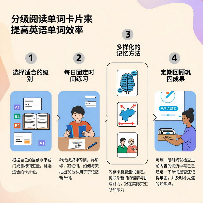 分级阅读单词卡怎么用？别再死记硬背了