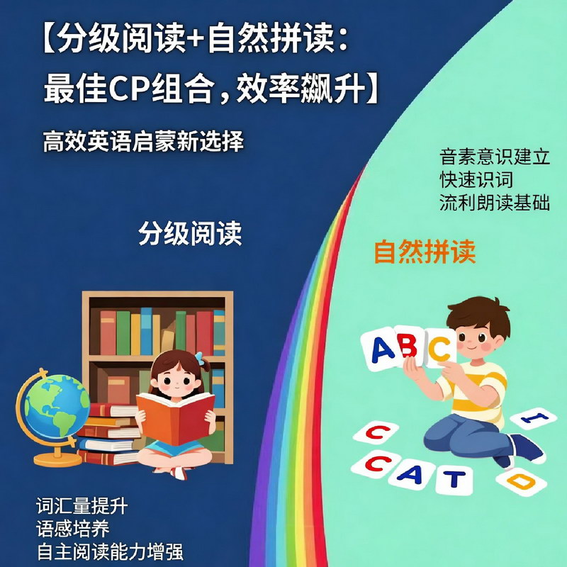 分级阅读 自然拼读：最佳CP组合，效率飙升