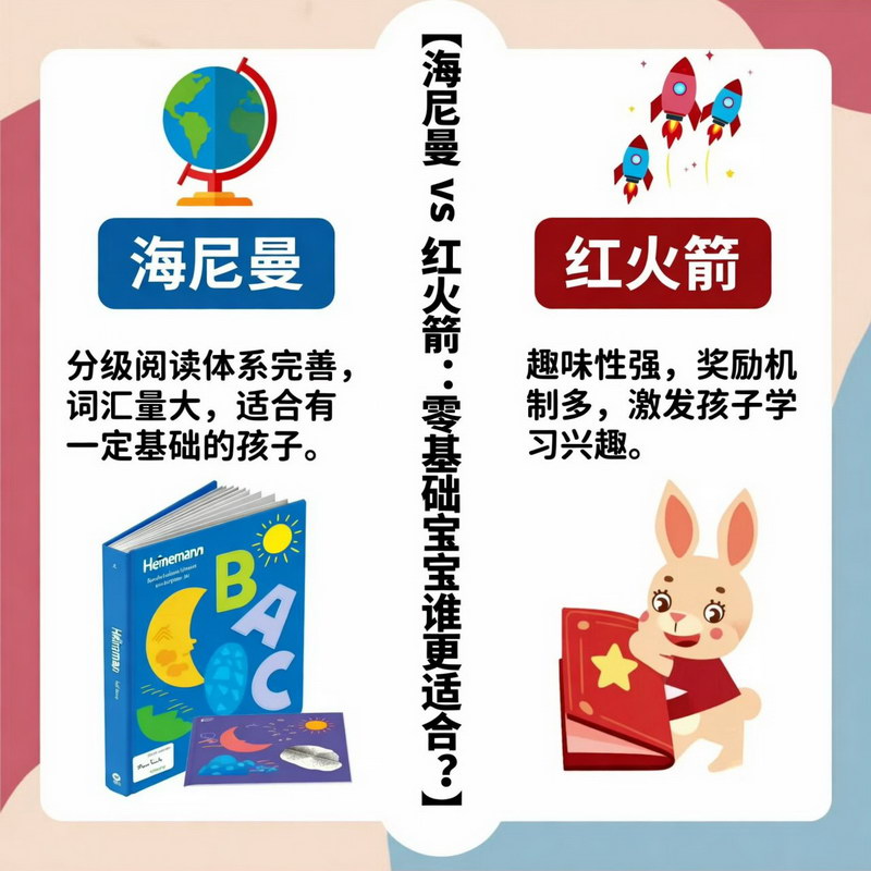 海尼曼 vs 红火箭:零基础宝宝谁更适合? 海尼曼 vs 红火箭:零基础宝宝谁更适合?