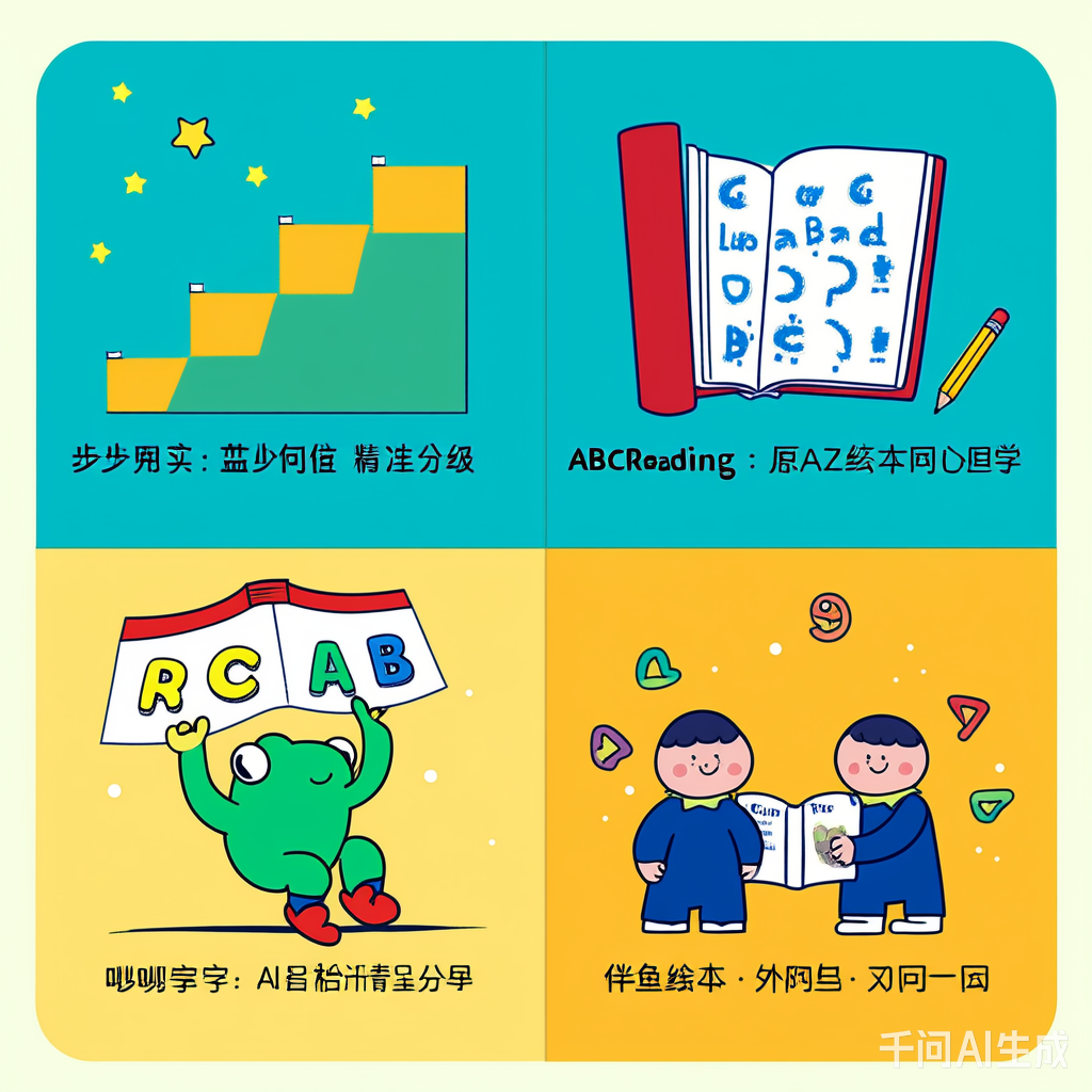 四个英语分级阅读APP特色展示