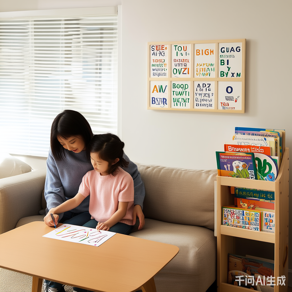 温馨的家庭读书角