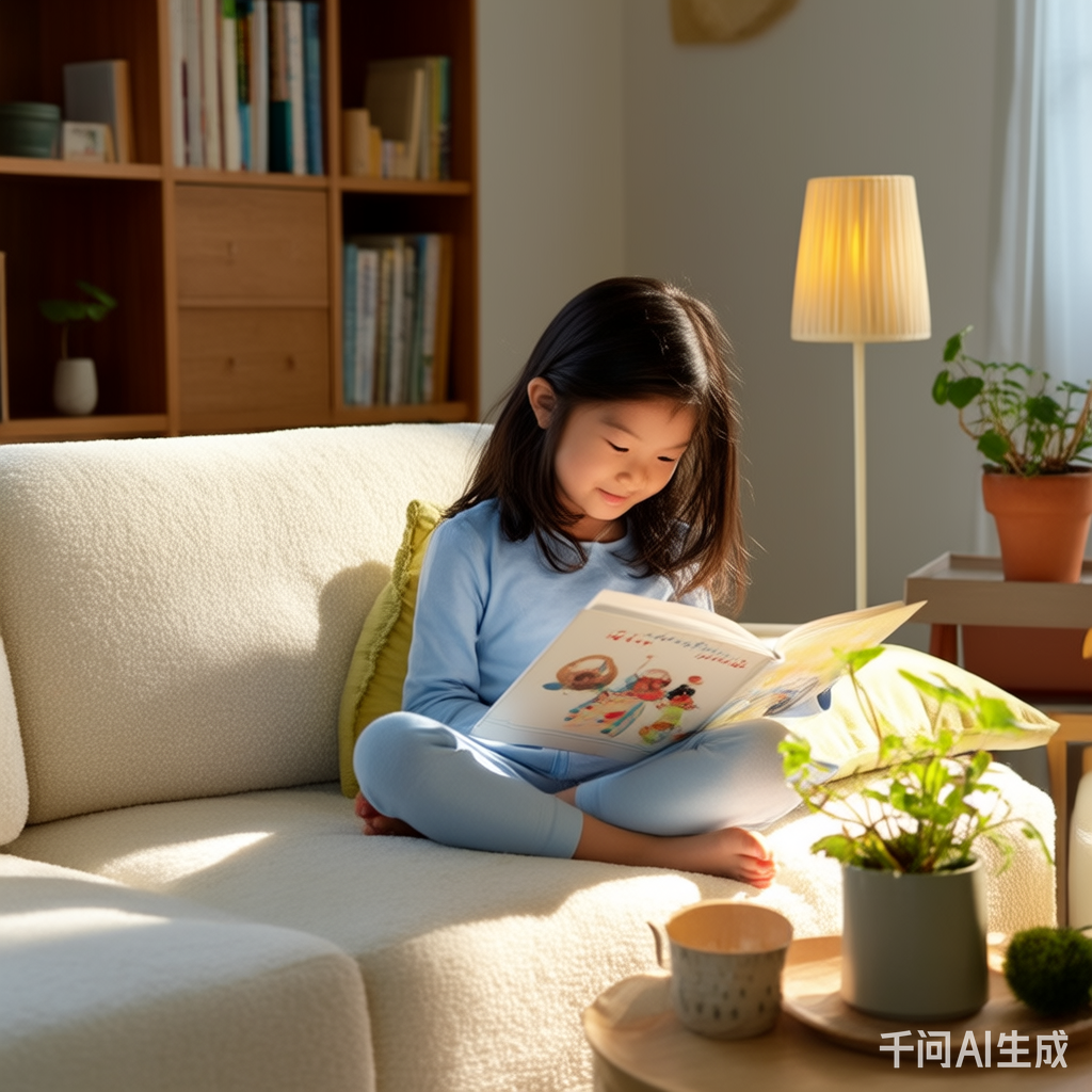 儿童阅读场景